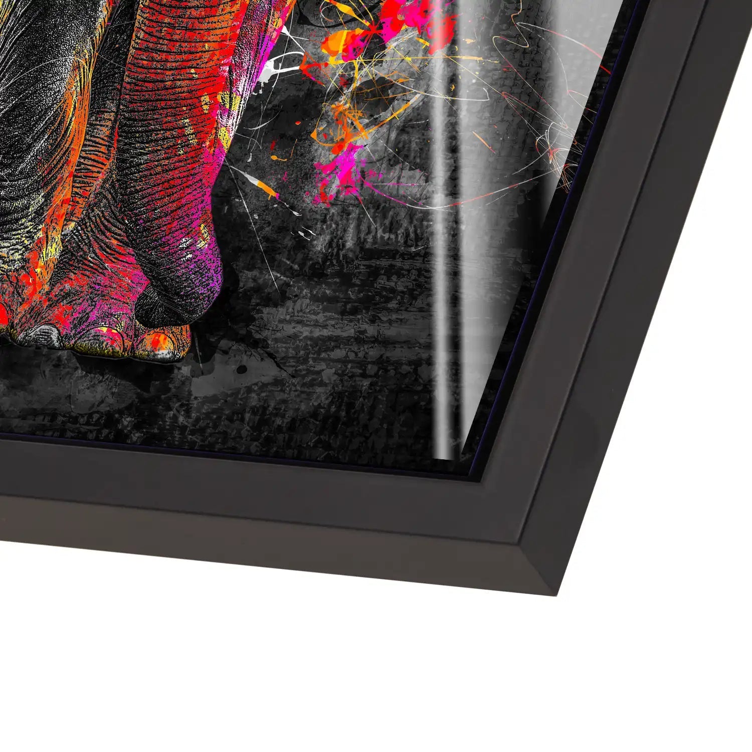 Elefant Abstrakt Style Acrylglas Bild INGALERIE