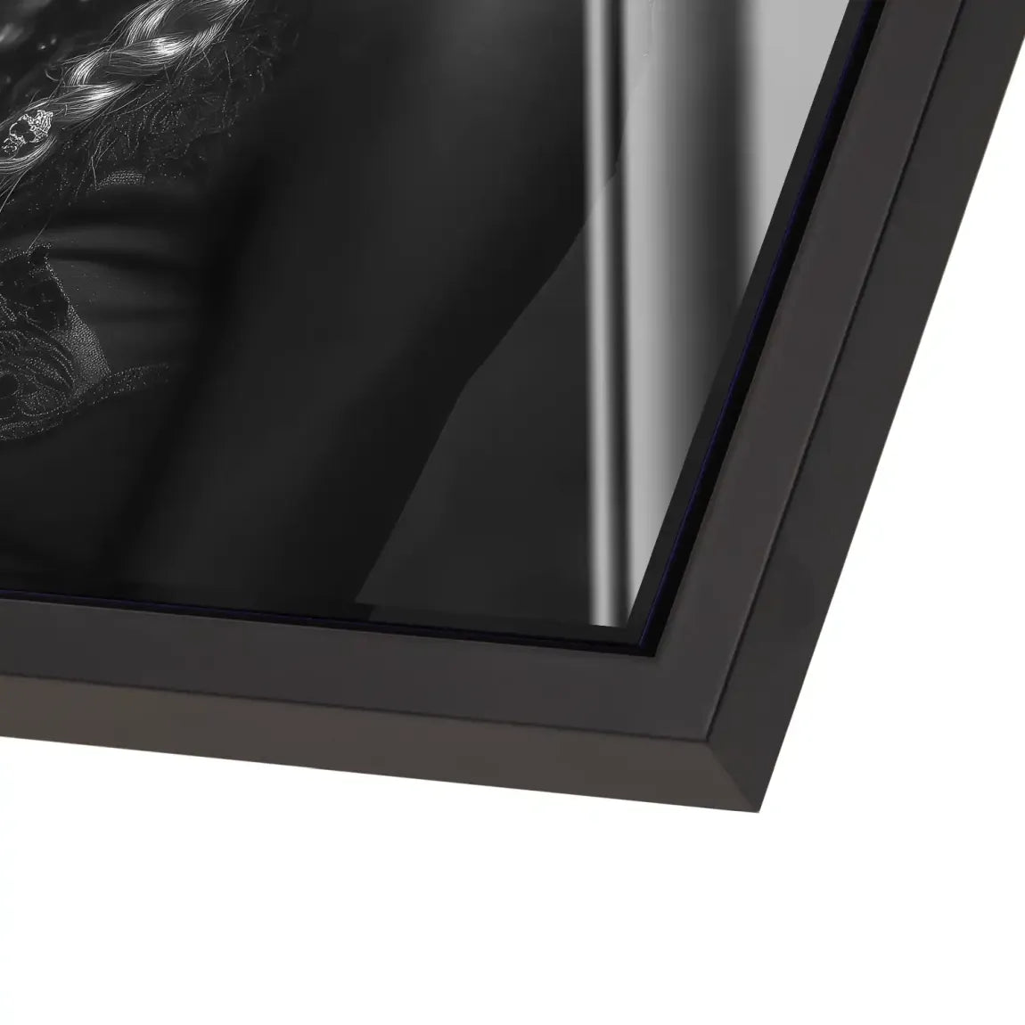 La Catrina Noir – Stil trifft Schattenkunst Acrylglas Bild INGALERIE