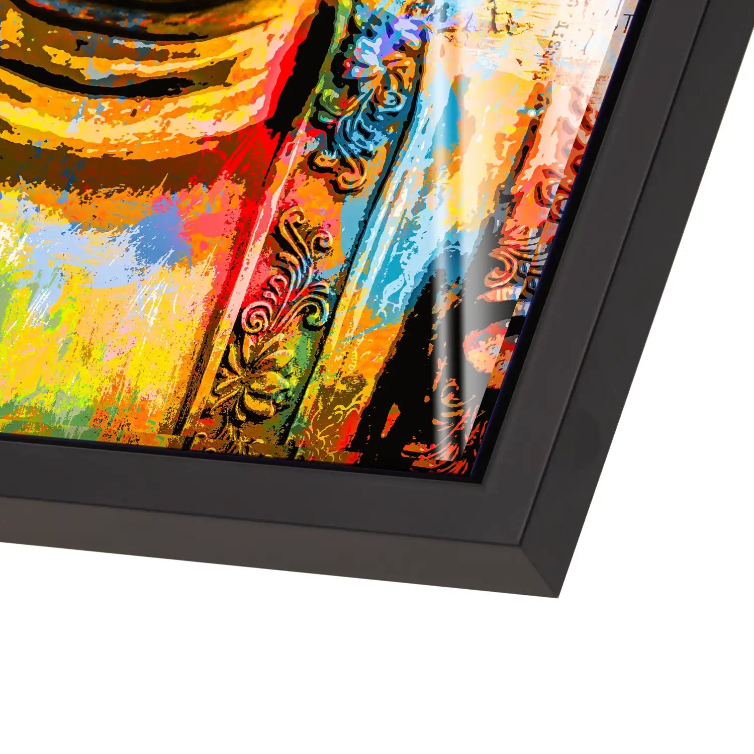 Buddha Color Style Acrylglas Bild INGALERIE