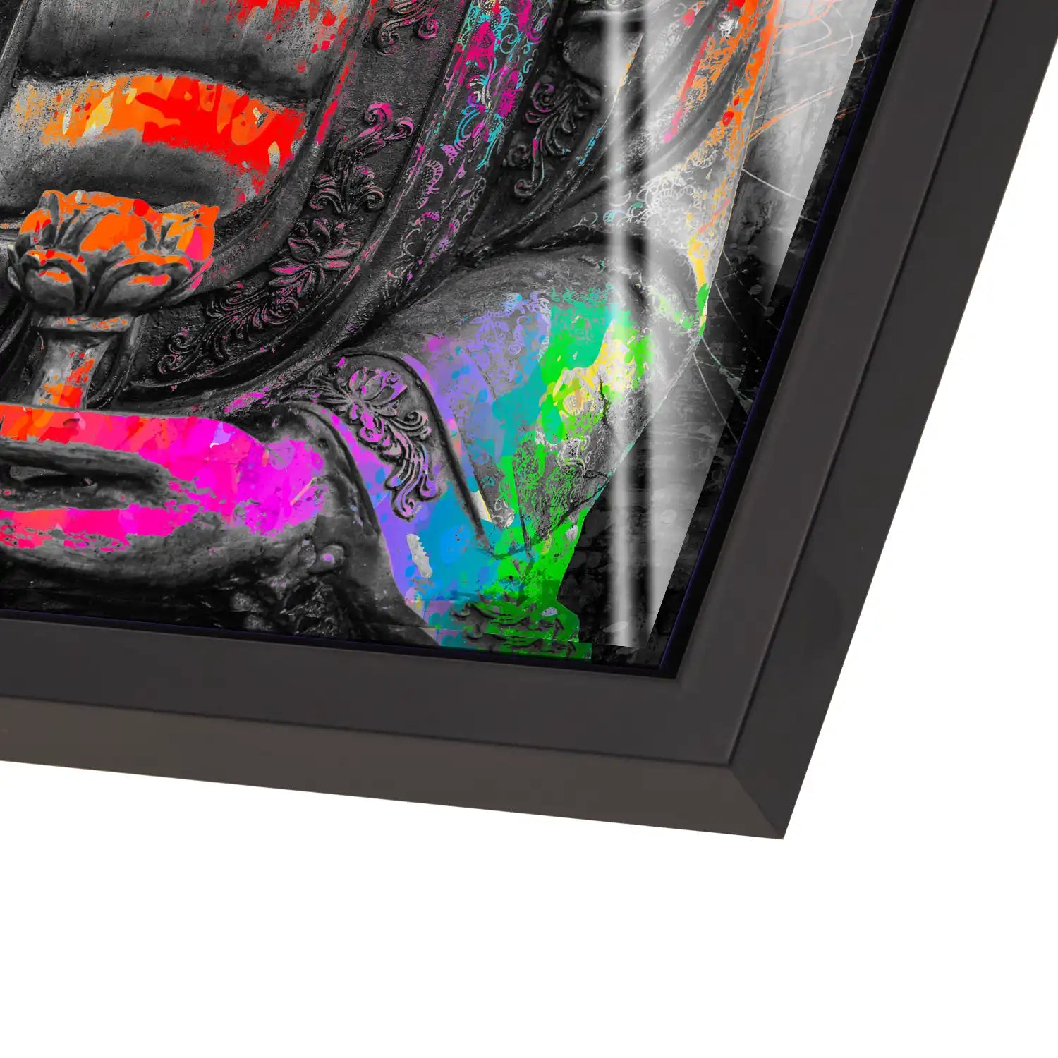 Buddha Pop Art Acrylglas Bild INGALERIE