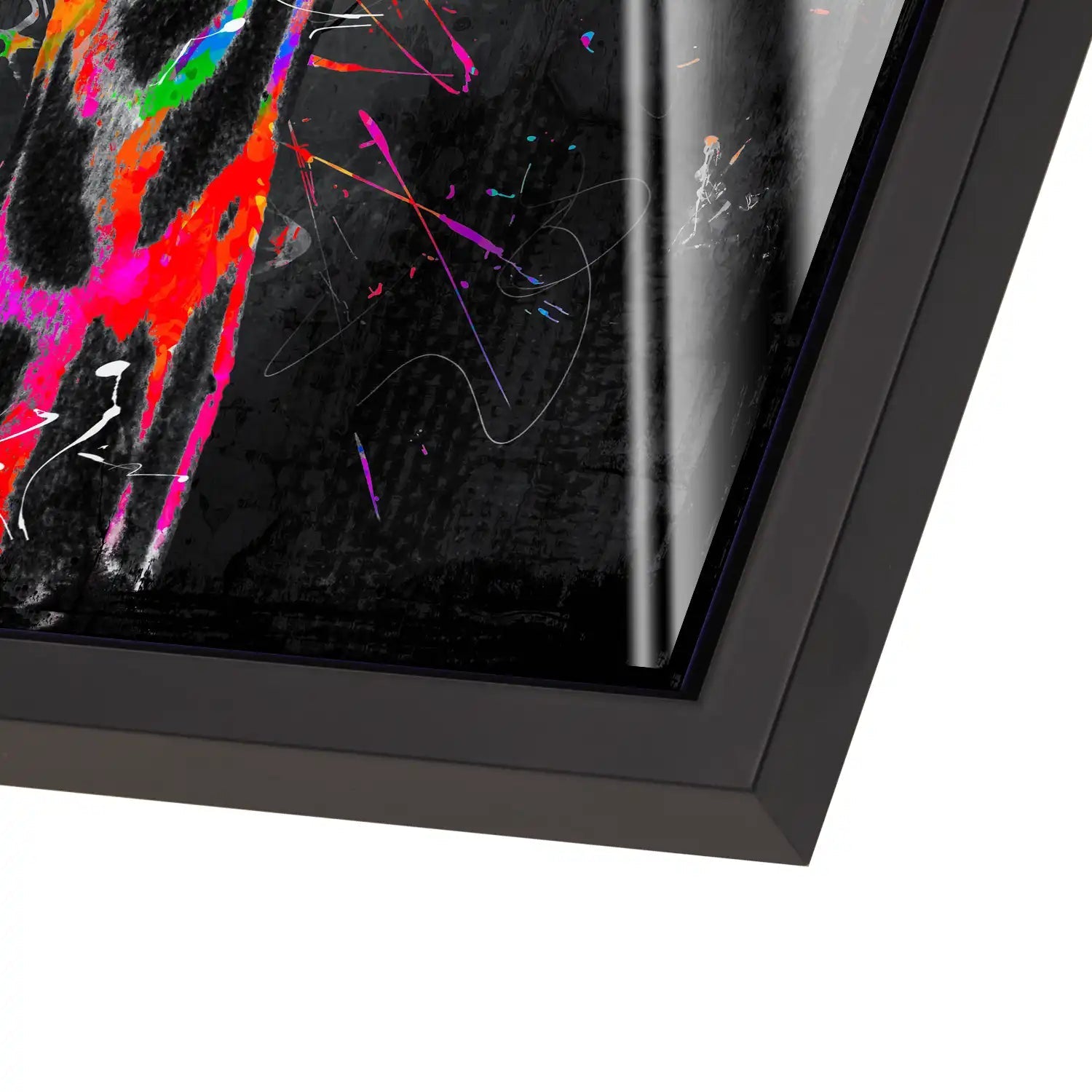 Giraffe Abstrakt Color Style Acrylglas Bild INGALERIE