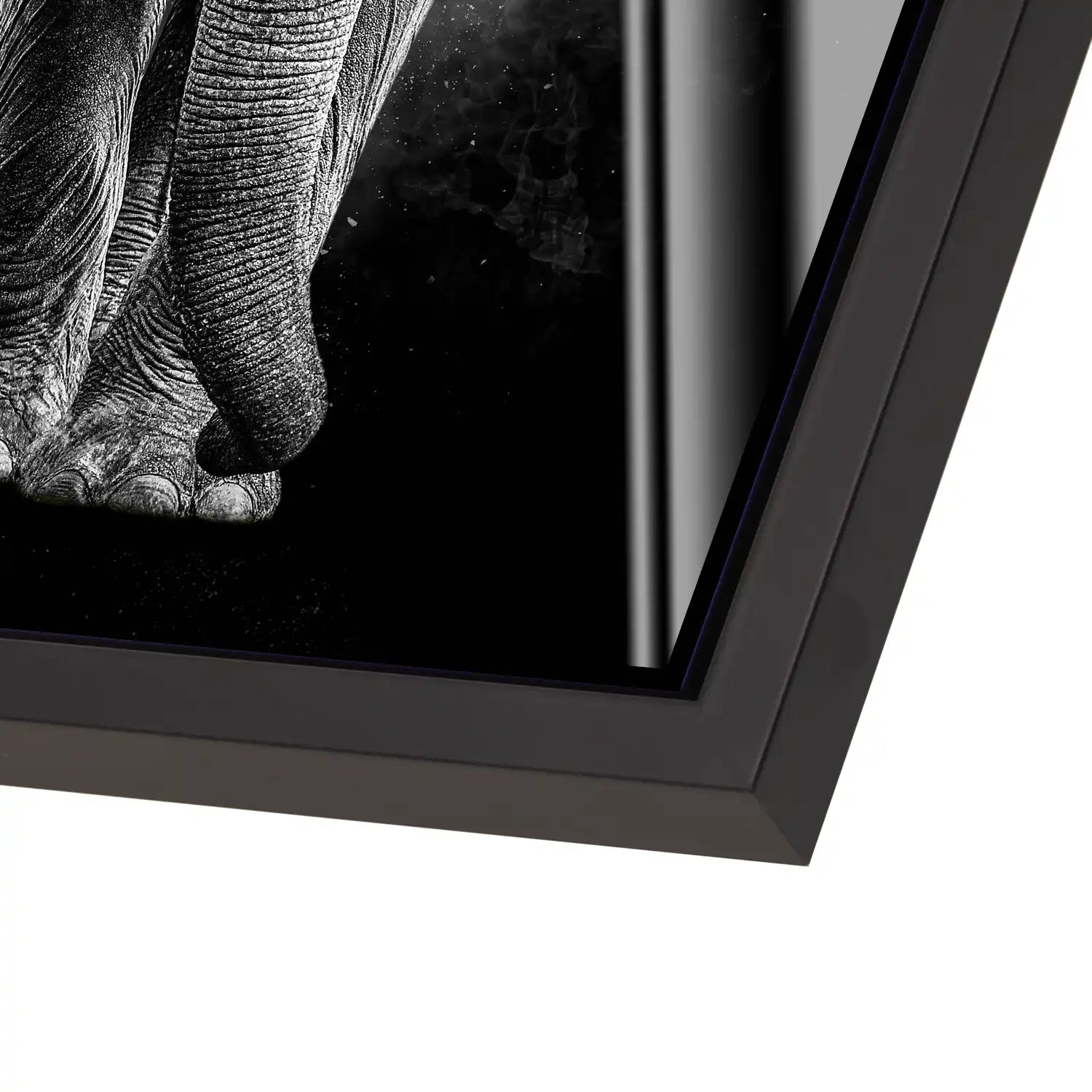 Elefant Abstrakt Dark Style Acrylglas Bild INGALERIE
