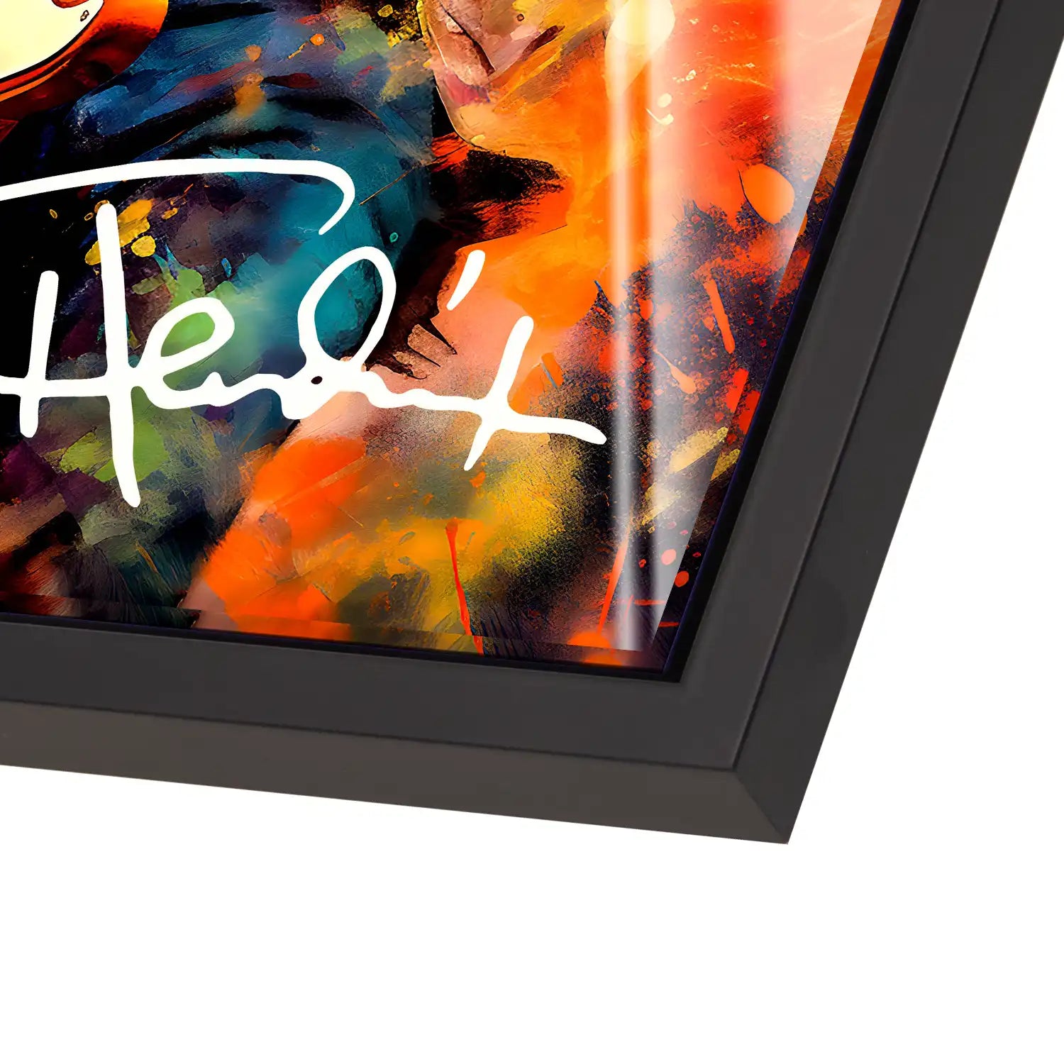 Jimi Hendrix Abstrakt Acrylglas Bild INGALERIE