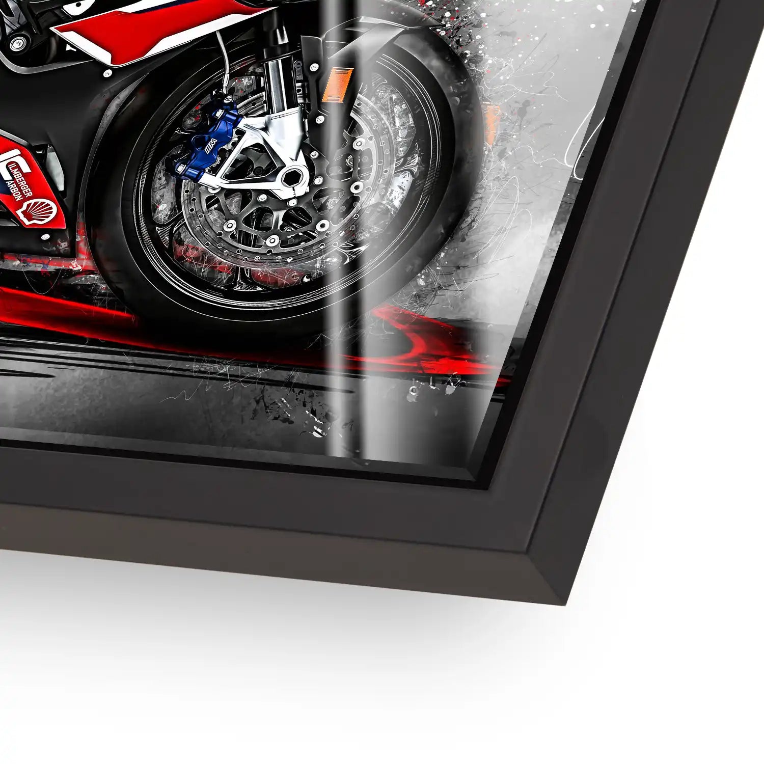 BMW M1000RR Abstrakt Acrylglas Bild INGALERIE