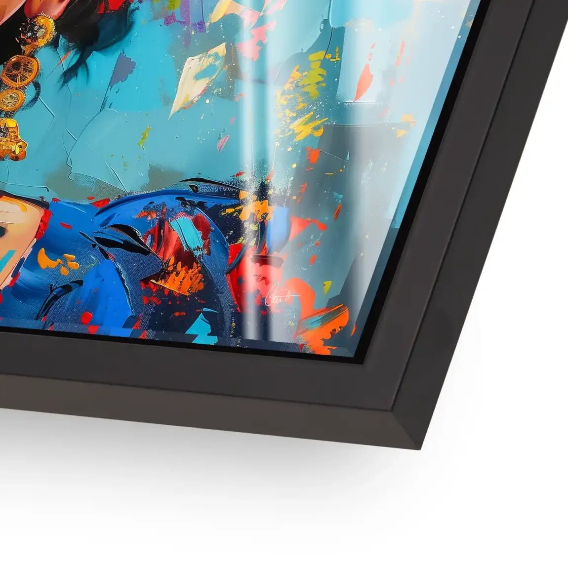 Lachende Frida Kahlo Nr.2 Acrylglas Bild INGALERIE
