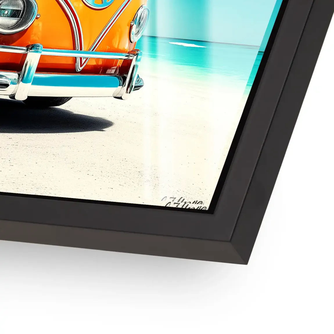 VW Bulli Beach Acrylglas Bild INGALERIE