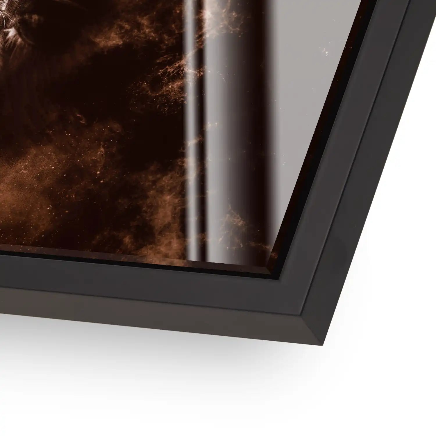 Stier Retro Style Acrylglas Bild INGALERIE