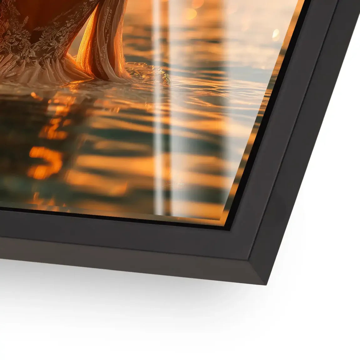 Golden Lights Acrylglas Bild