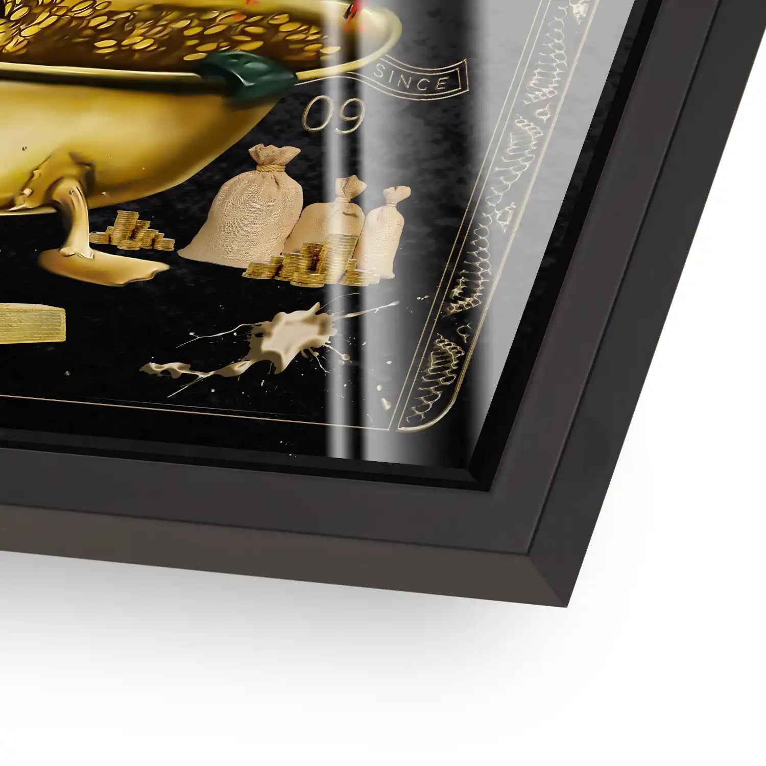 Dagobert Amex Badewanne Edition Acrylglas Bild INGALERIE