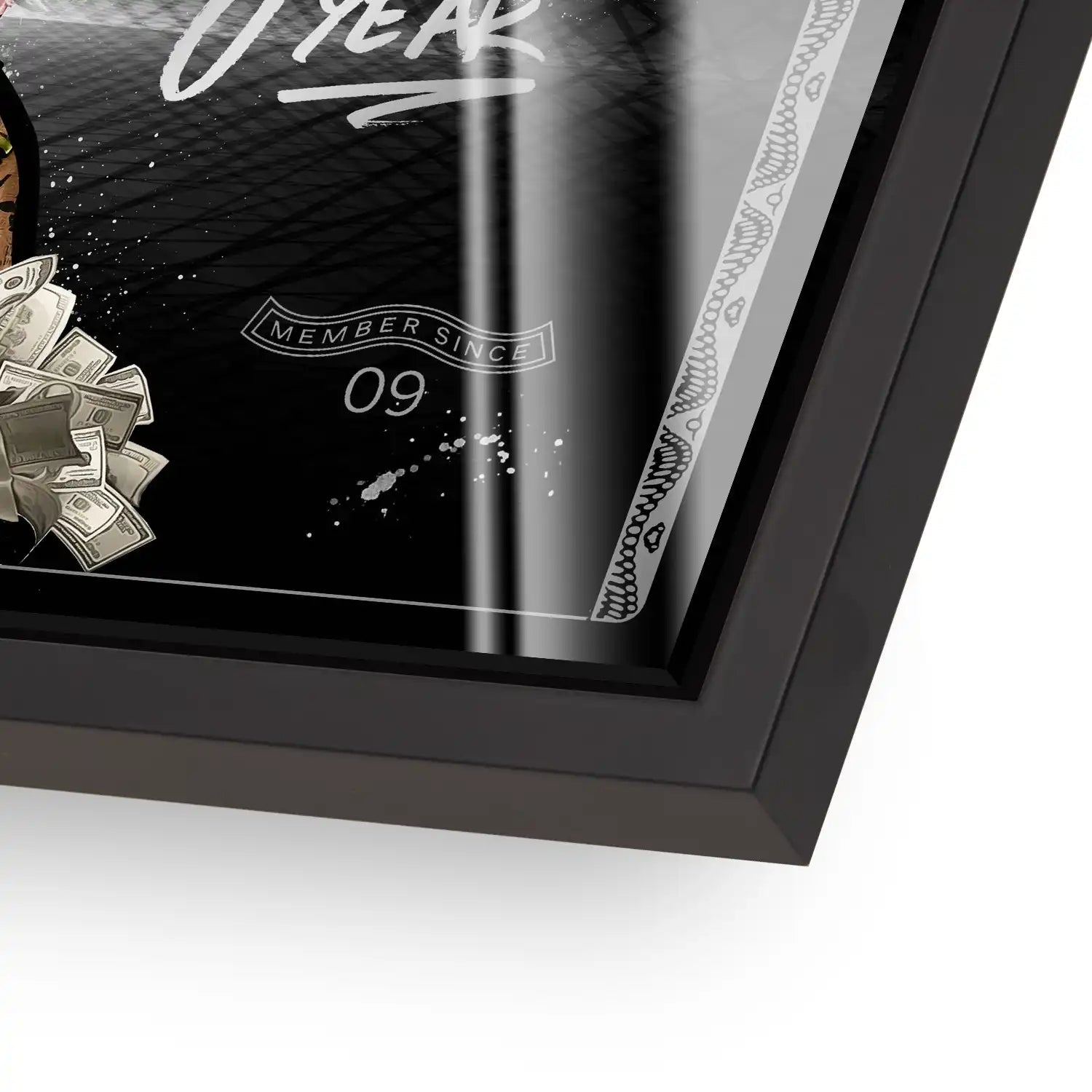 Dagobert Amex Business Silver Edition Acrylglas Bild INGALERIE