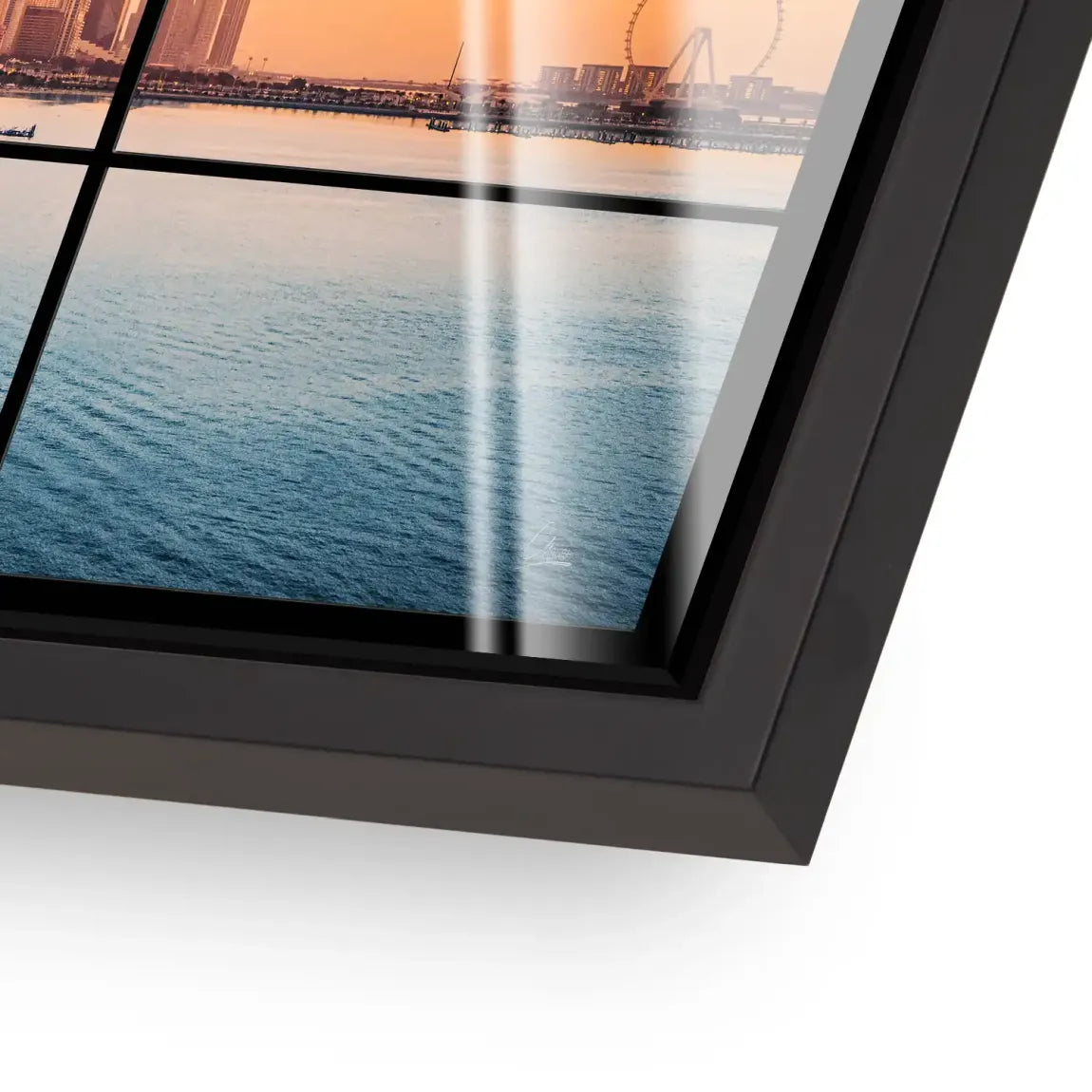 Golden Dunes Dubai Acrylglas Bild