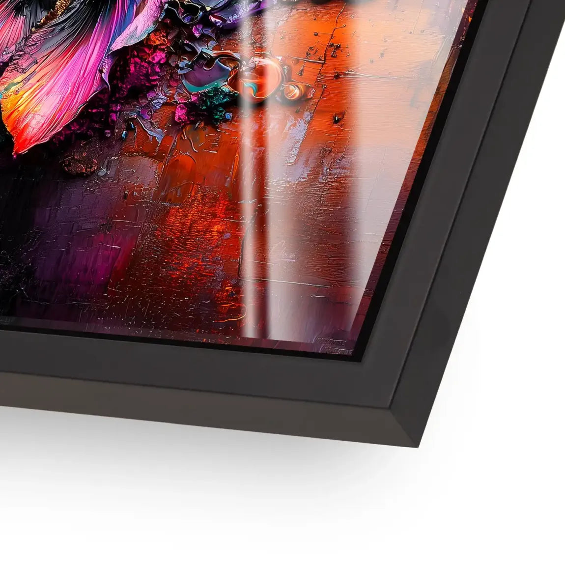 Feuerblüte der Elemente Acrylglas Bild INGALERIE