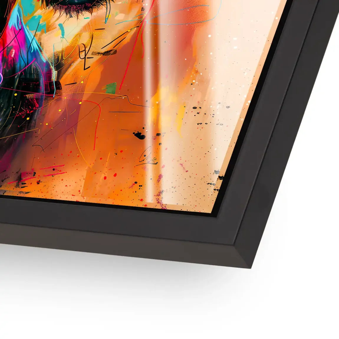 Majestic Bull Acrylglas Bild