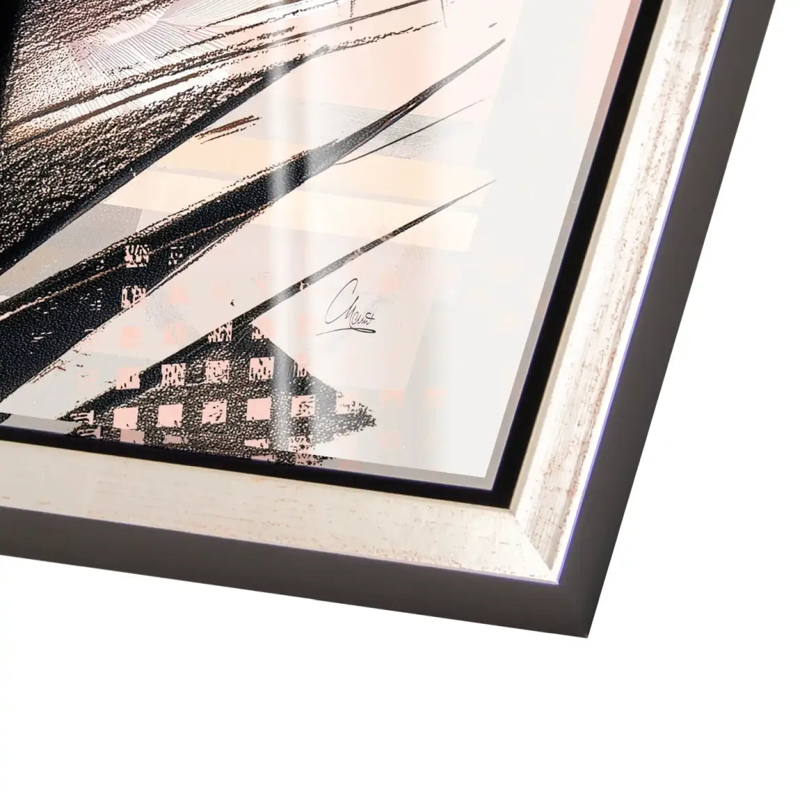 Soft Kiss Abstrakt Acrylglas Bild