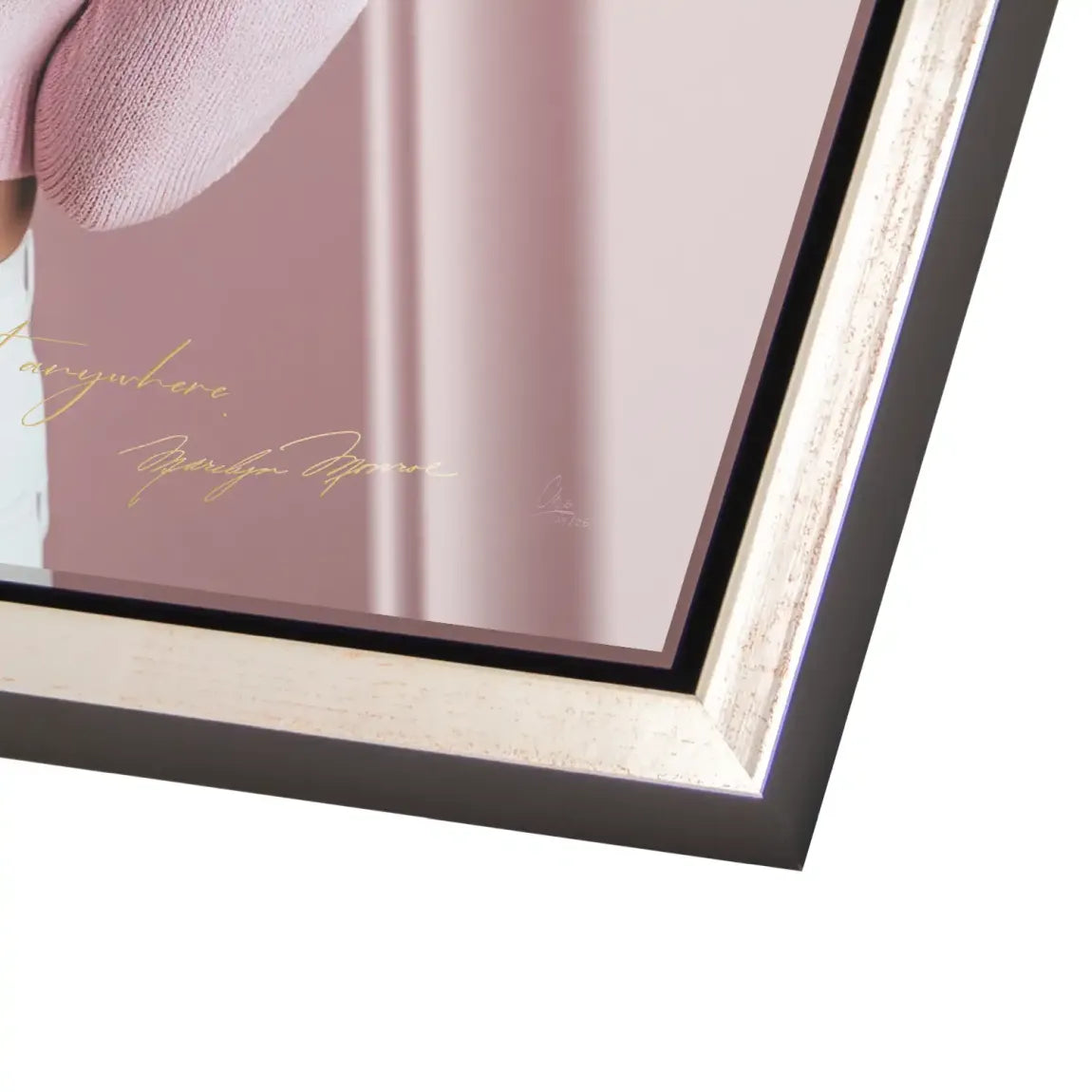 Marilyn Monroe Blush Acrylglasbild