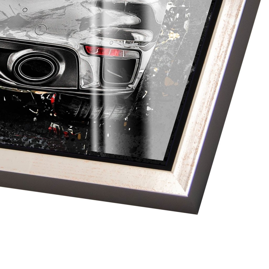 Shadowline Porsche Turbo Acrylglasbild INGALERIE