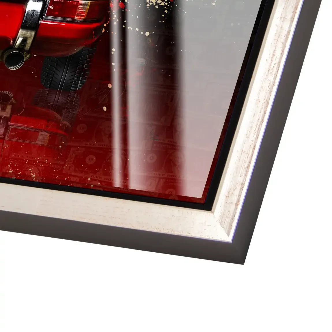 Red Elegance Porsche 911 Acrylglas Bild - INGALERIE | Dein Onlineshop für moderne Wandbilder