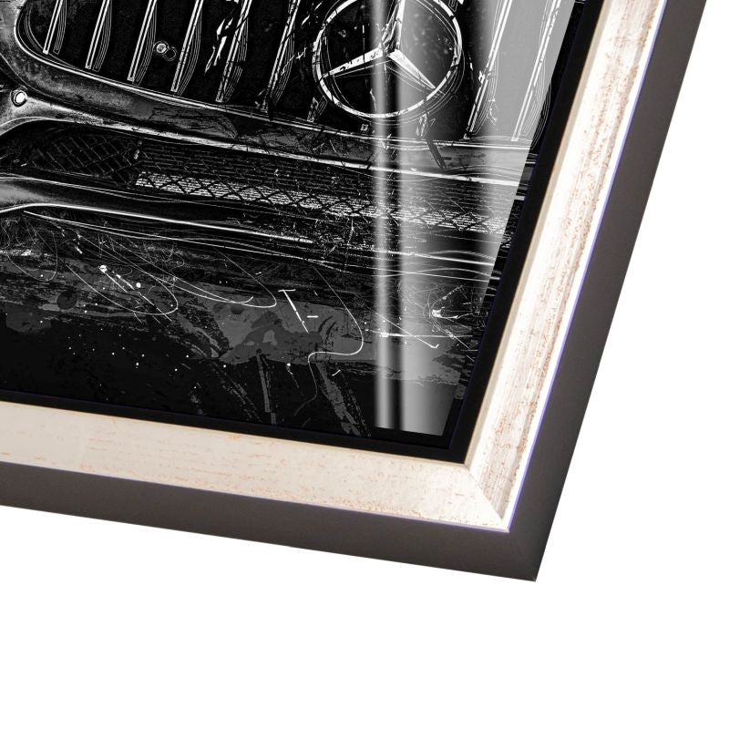 Mercedes AMG GT Black Style Acrylglas Bild INGALERIE