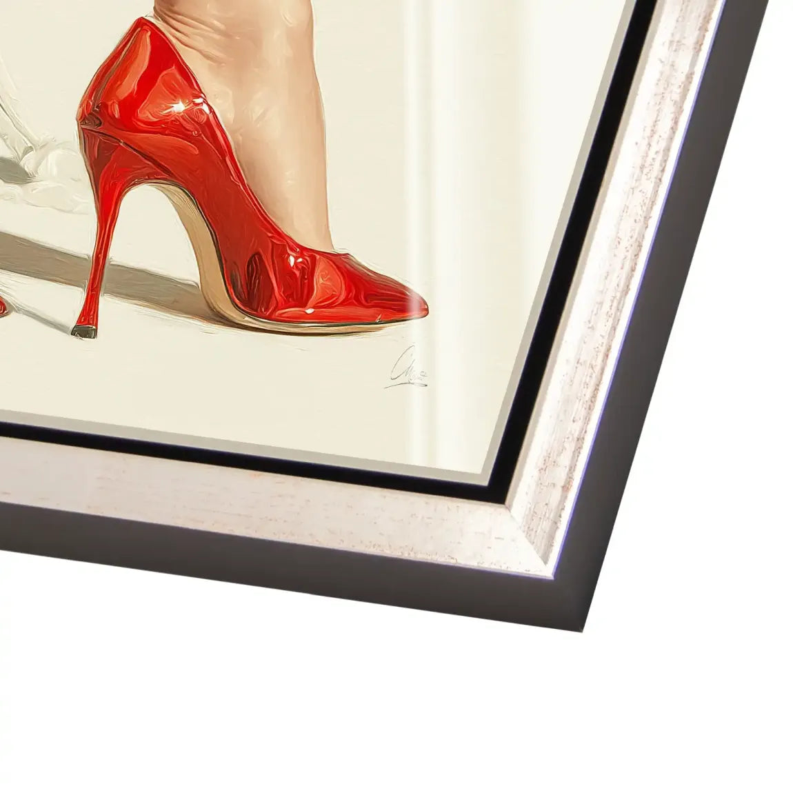 Red Heels Delight Acrylglas Bild