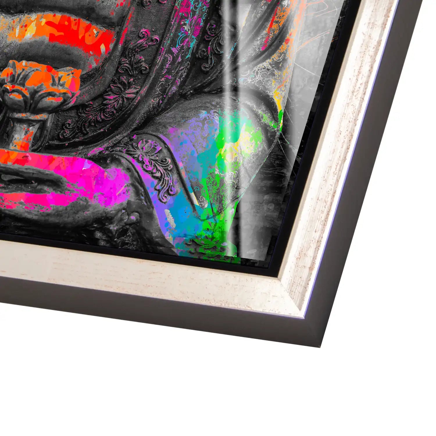Buddha Pop Art Acrylglas Bild INGALERIE
