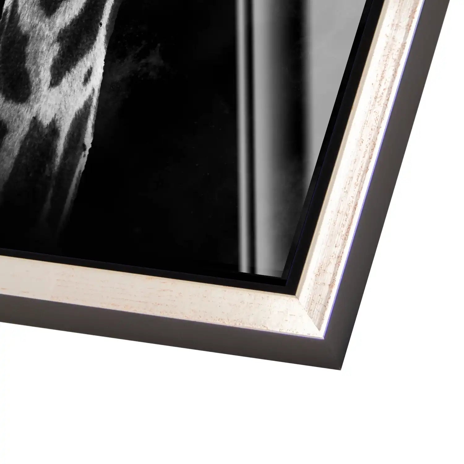 Giraffe Abstrakt Black Style Acrylglas Bild INGALERIE