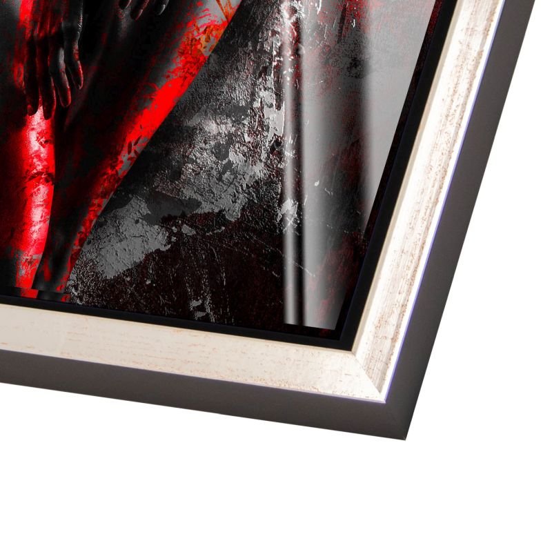 Red Woman Erotik Abstrakt Acrylglas Bild INGALERIE