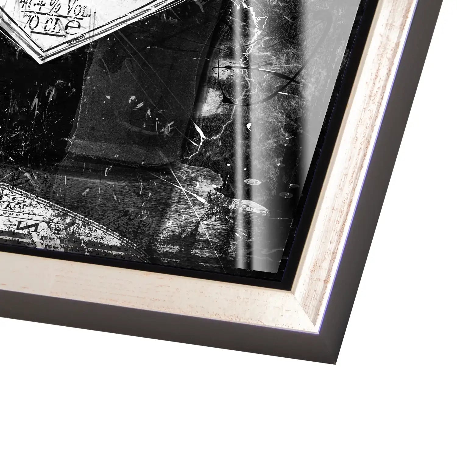 Gin Abstrakt Black Style Acrylglas Bild INGALERIE