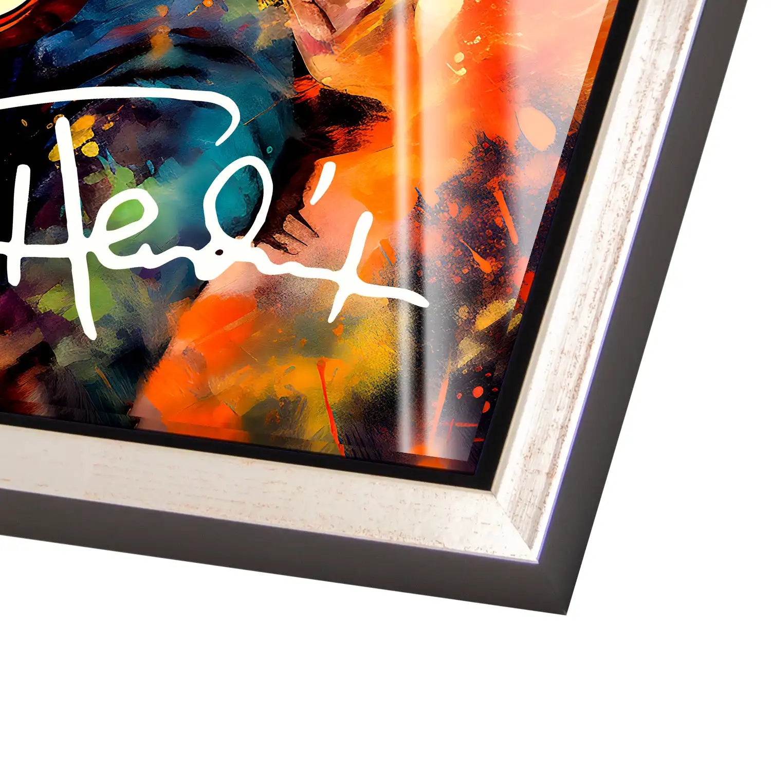Jimi Hendrix Abstrakt Acrylglas Bild INGALERIE