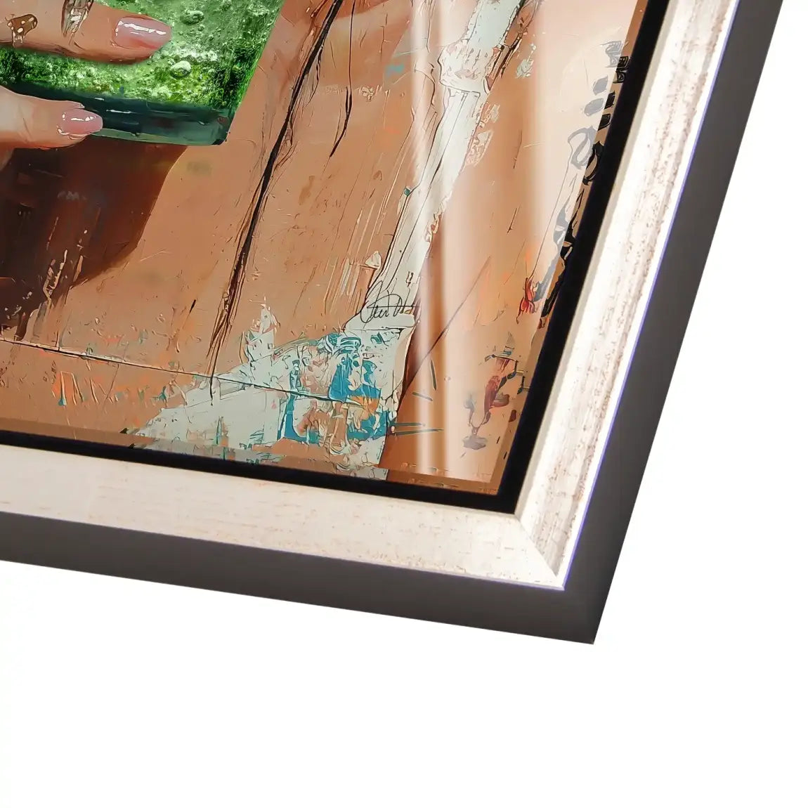 Frida Kahlo Mint Acrylglas Bild