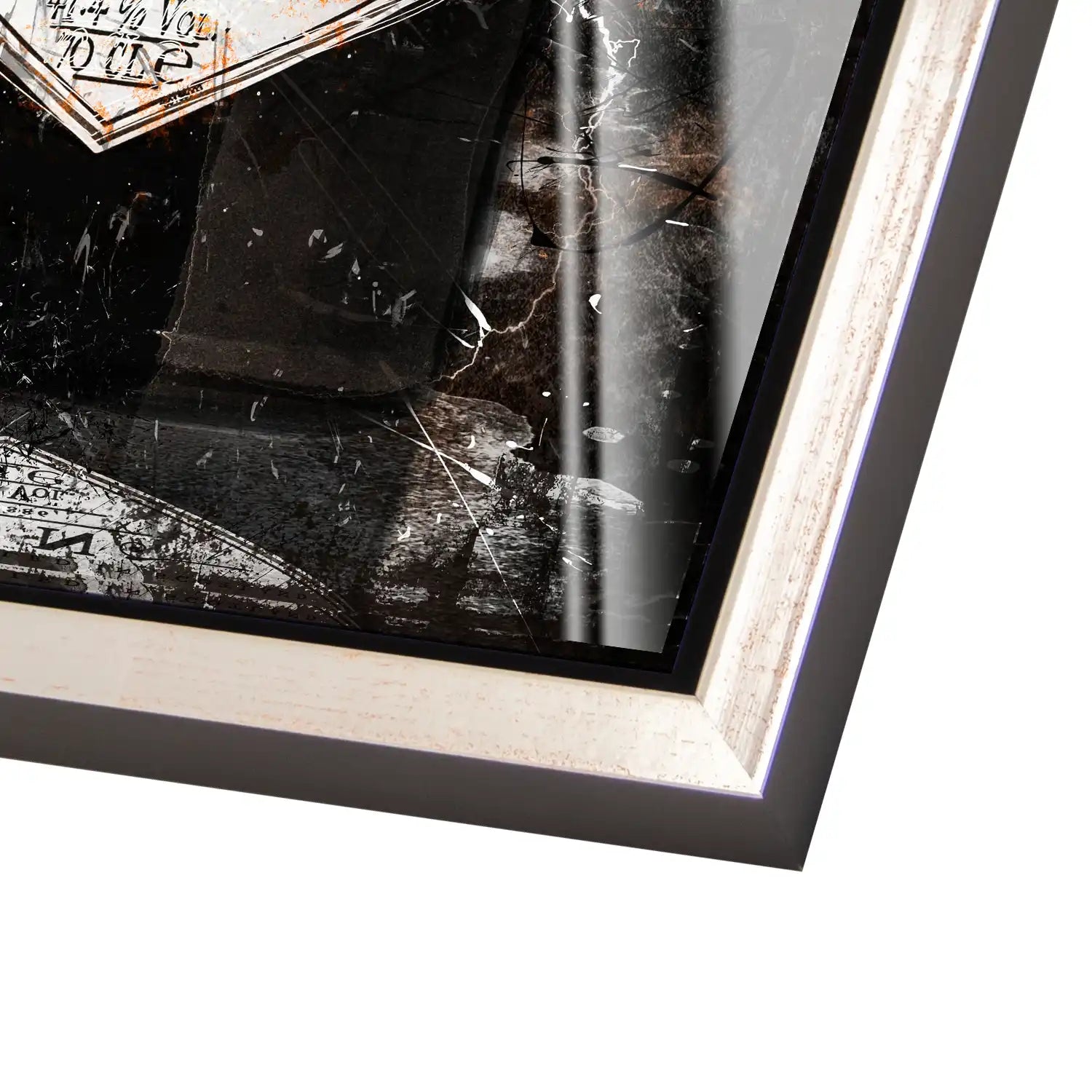 Gin Abstrakt Dark Style Acrylglas Bild INGALERIE