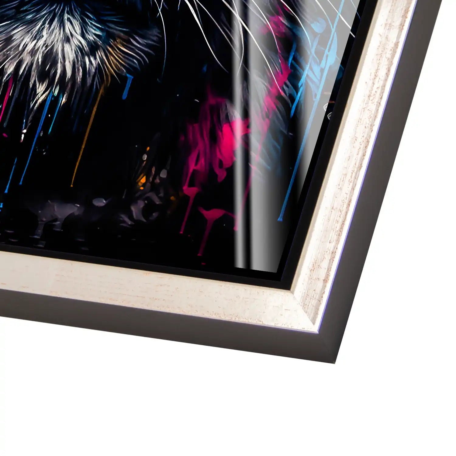 Tiger Abstrakt Style Acrylglas Bild INGALERIE