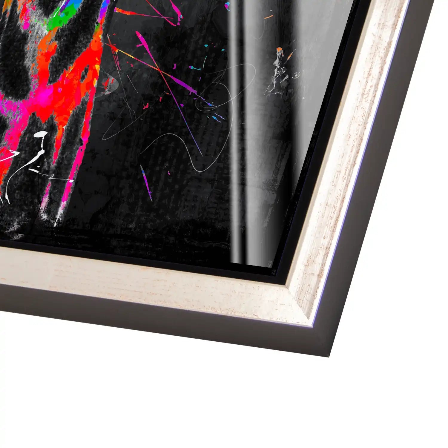 Giraffe Abstrakt Color Style Acrylglas Bild INGALERIE