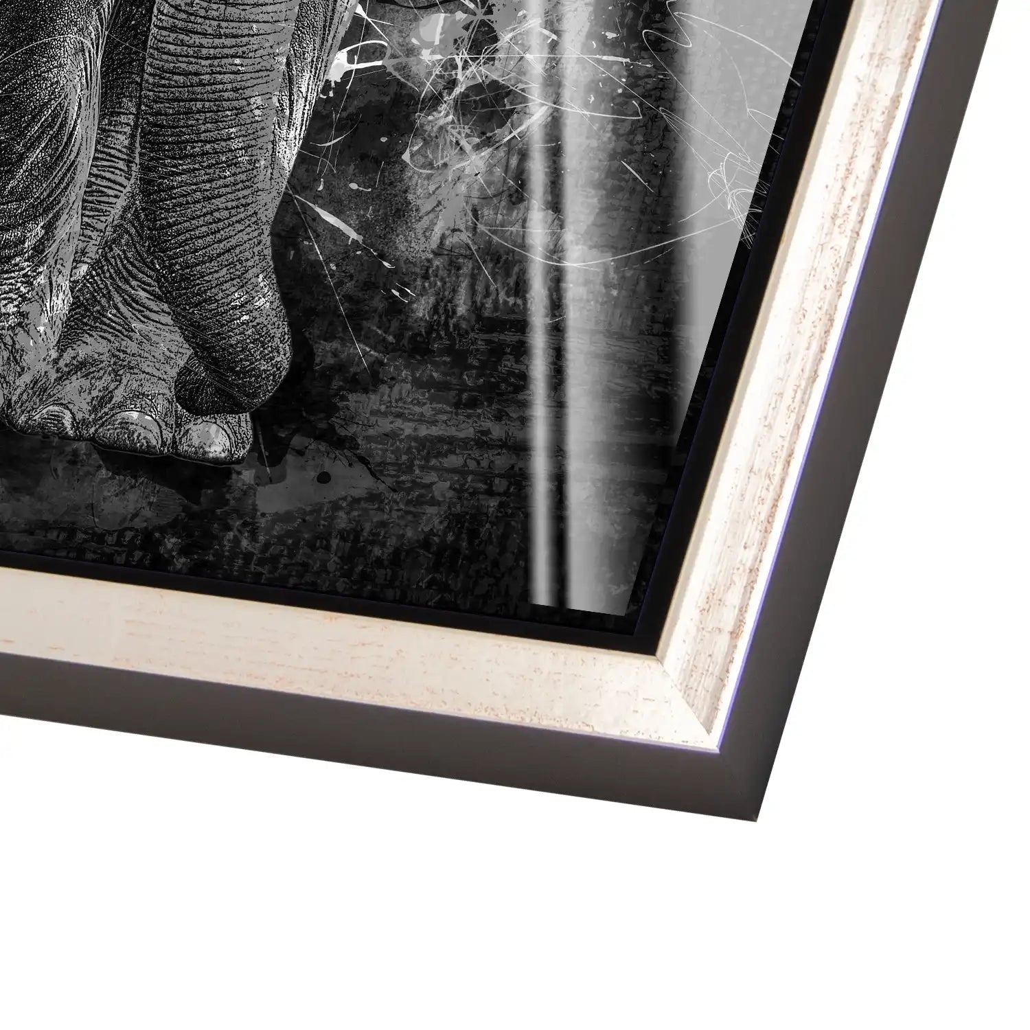 Elefant Abstrakt Acrylglas Bild INGALERIE