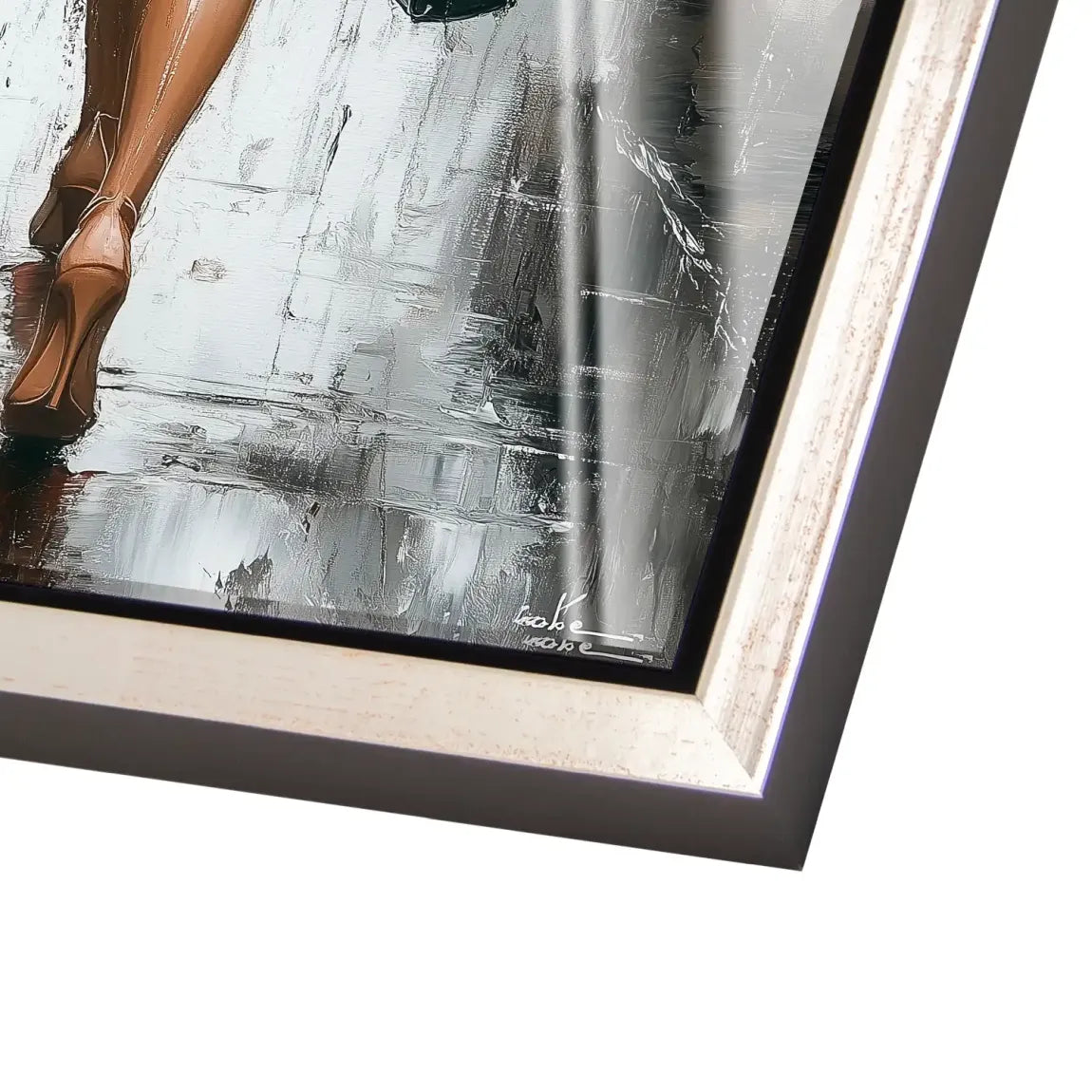 Walk in the Rain Acrylglas Bild