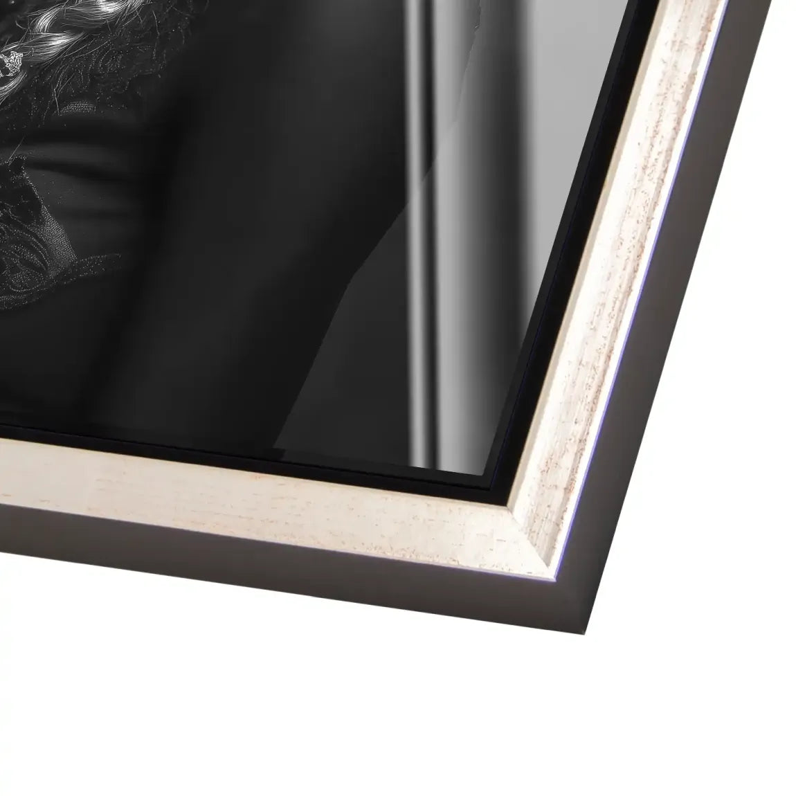 La Catrina Noir – Stil trifft Schattenkunst Acrylglas Bild INGALERIE