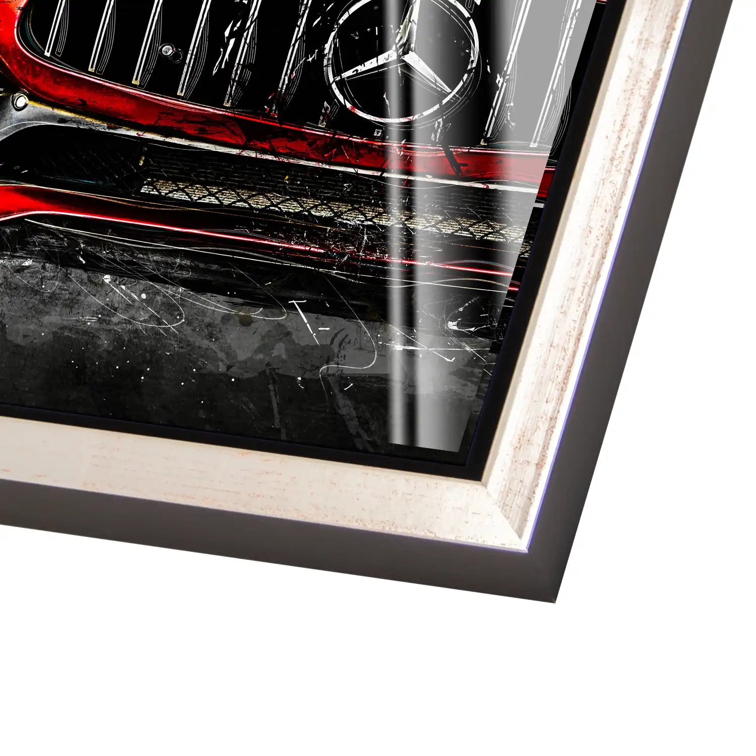 Mercedes AMG GT Red Style Acrylglas Bild INGALERIE