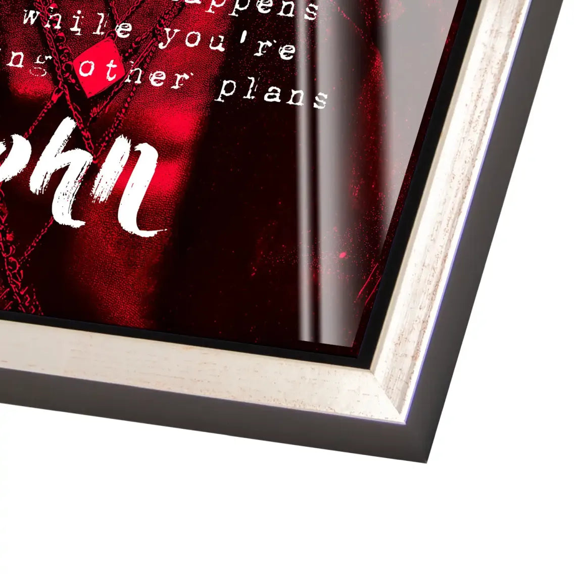 Lennon Red Vision Acrylglas Bild