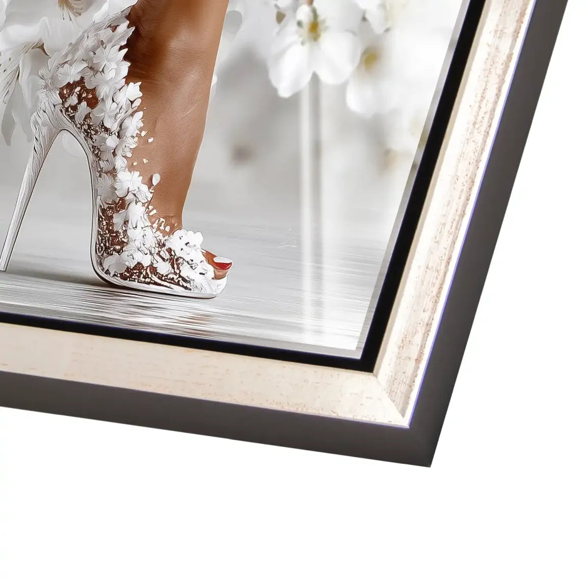 Sensual Blossom Heels Acrylglas Bild