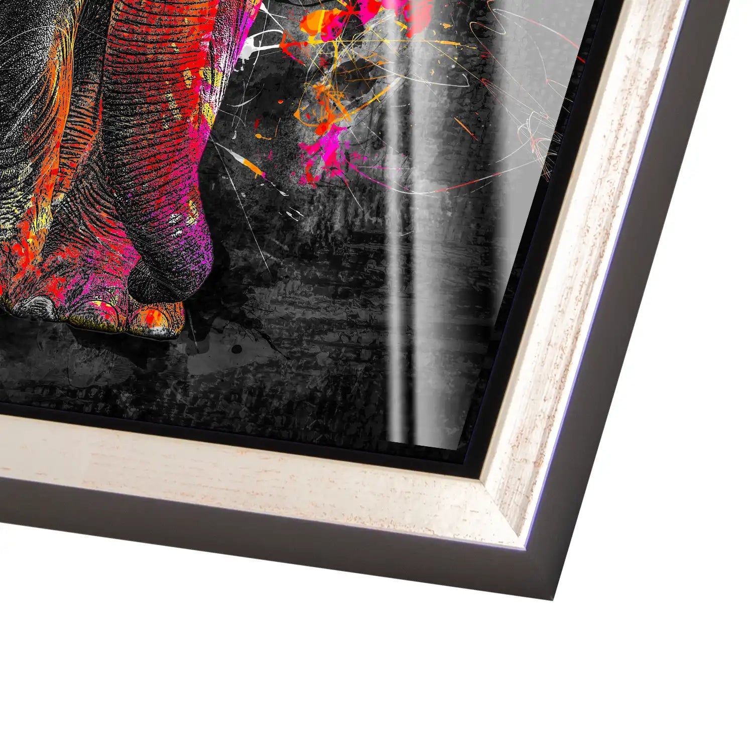 Elefant Abstrakt Style Acrylglas Bild INGALERIE