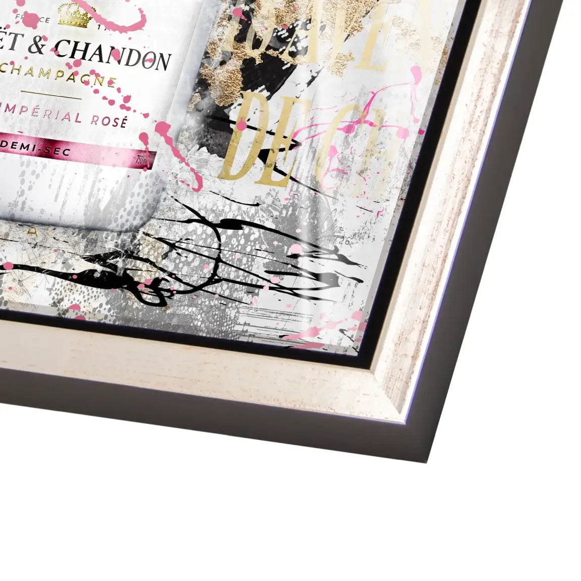 Champagner Rosé Acrylglasbild