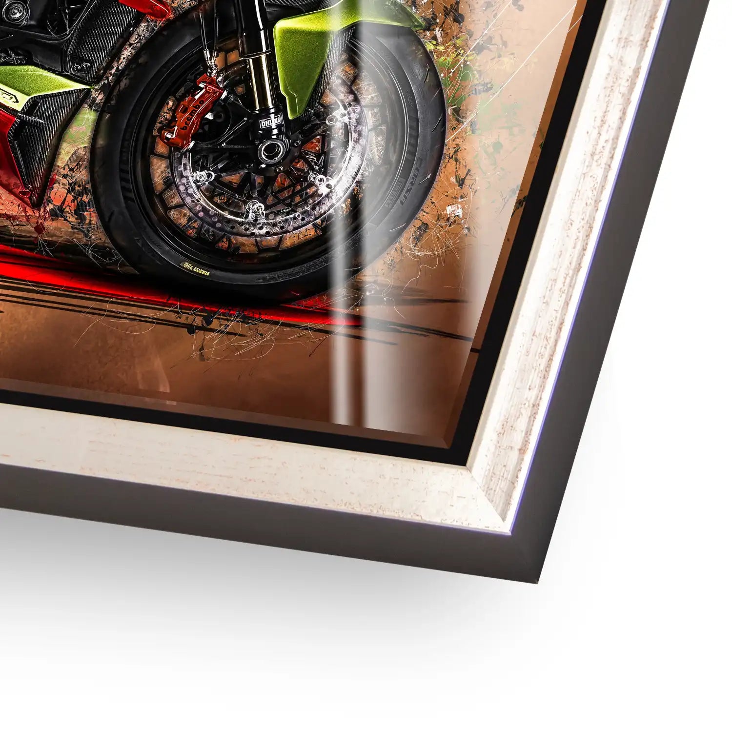 Ducati Streetfighter Lambo Acrylglas Bild INGALERIE