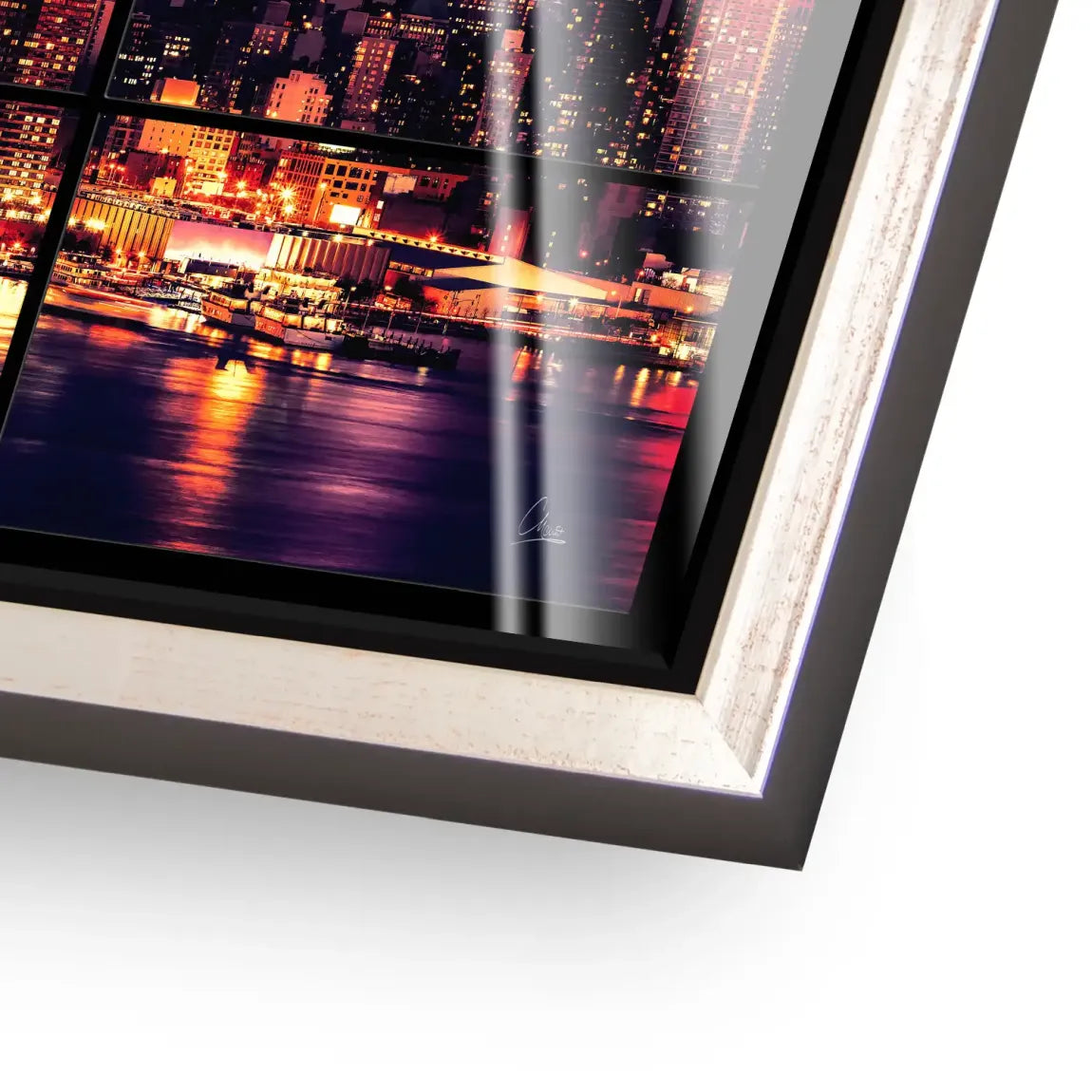 New York Skyline View Acrylglas Bild