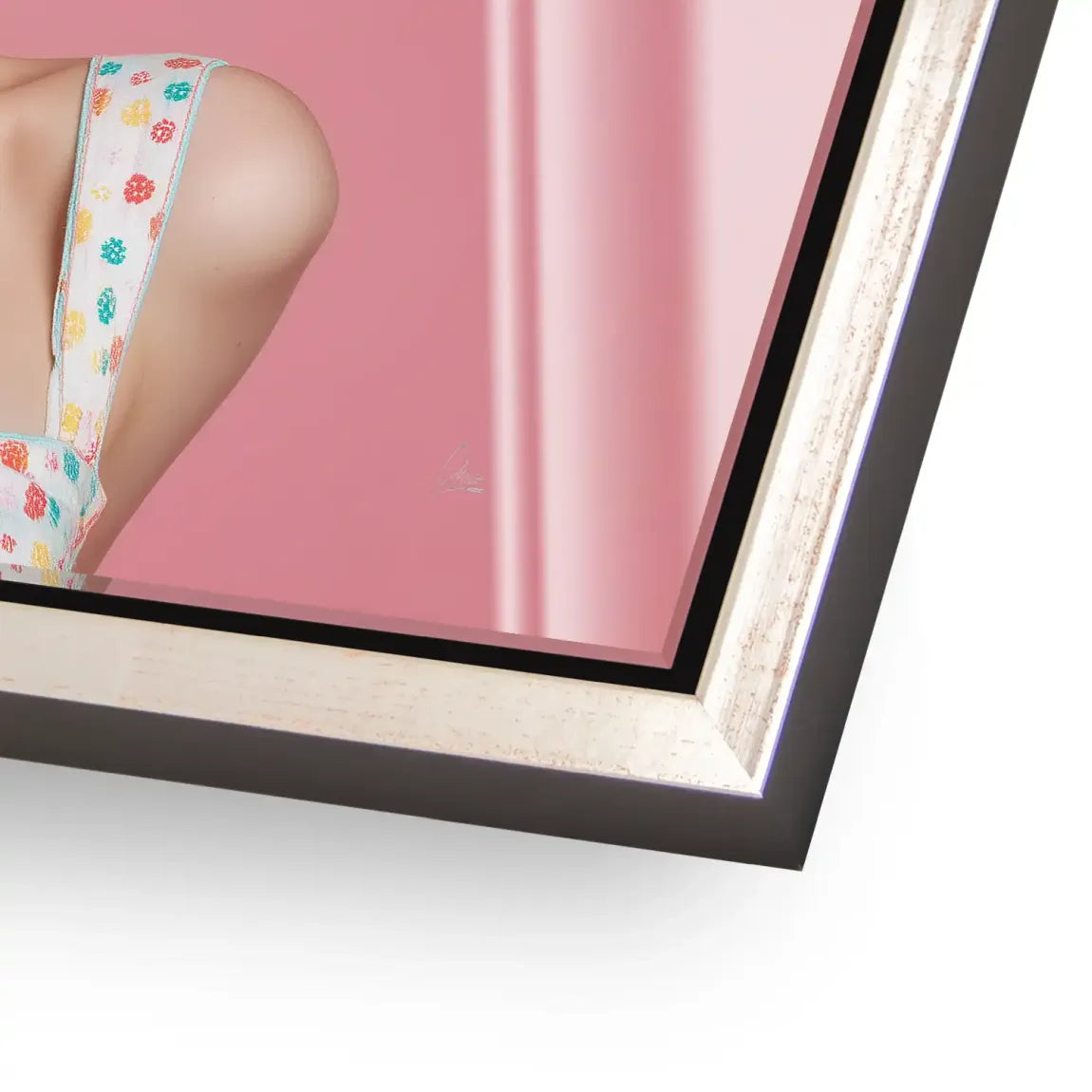 Marilyn Monroe Pink Bubble Acrylglas Bild