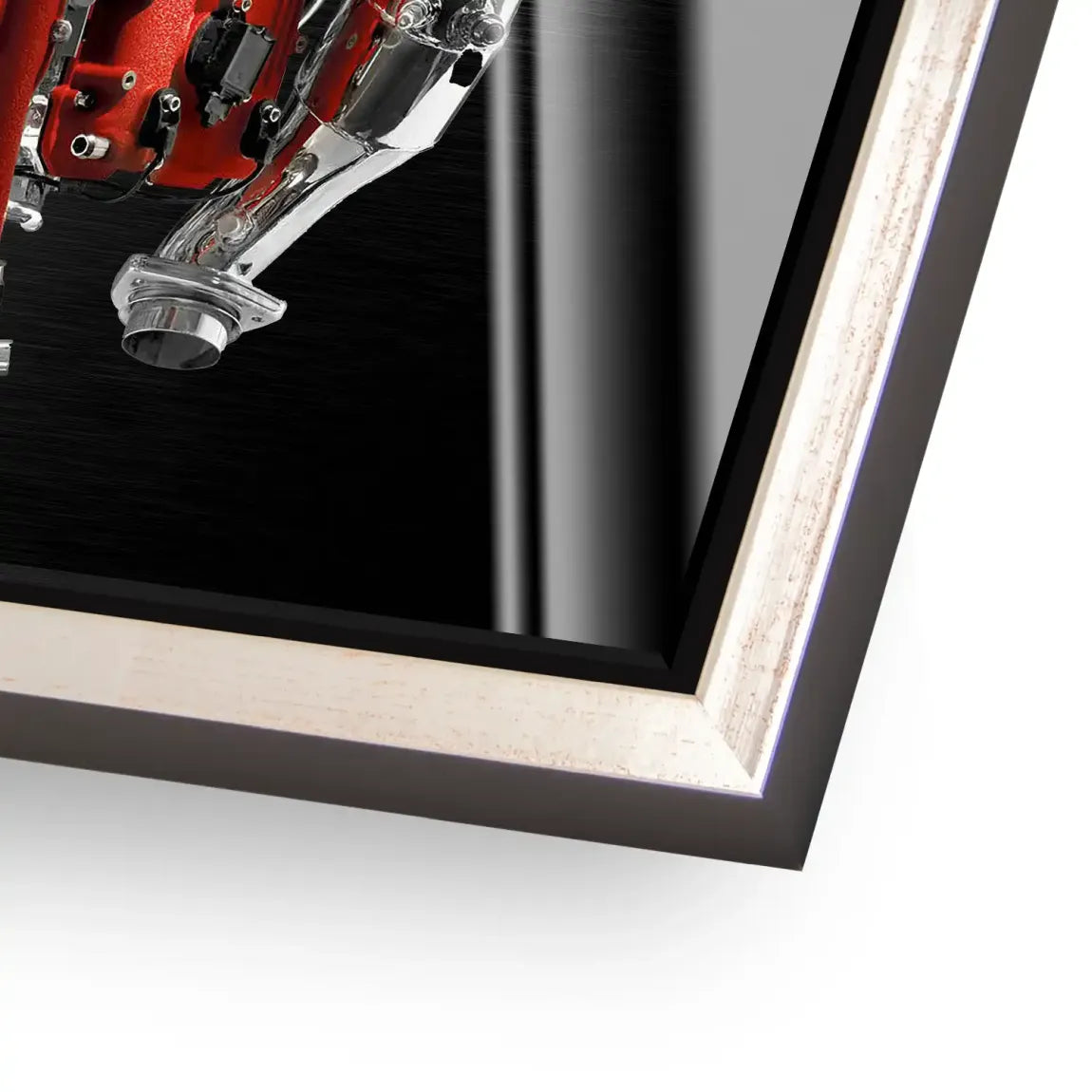 Ferrari V8 Motor Acrylglas Bild