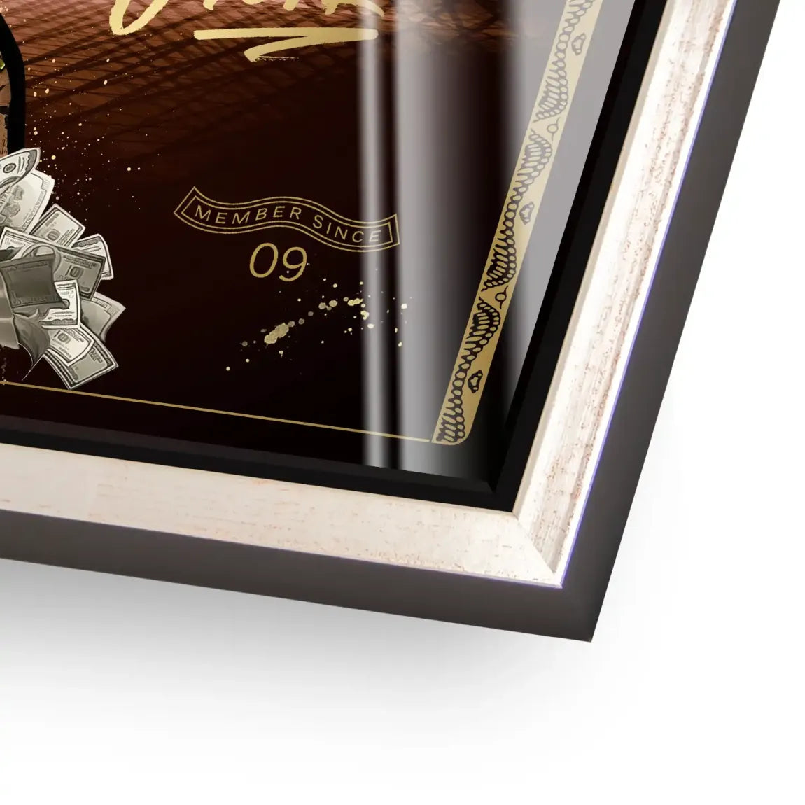 Dagobert Gold Business Acrylglas Bild