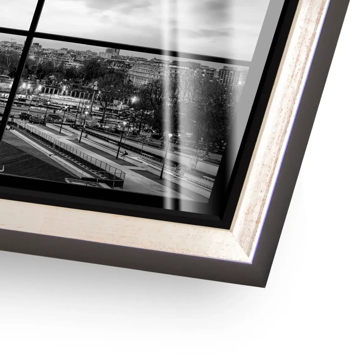 Paris Noir Acrylglas Bild