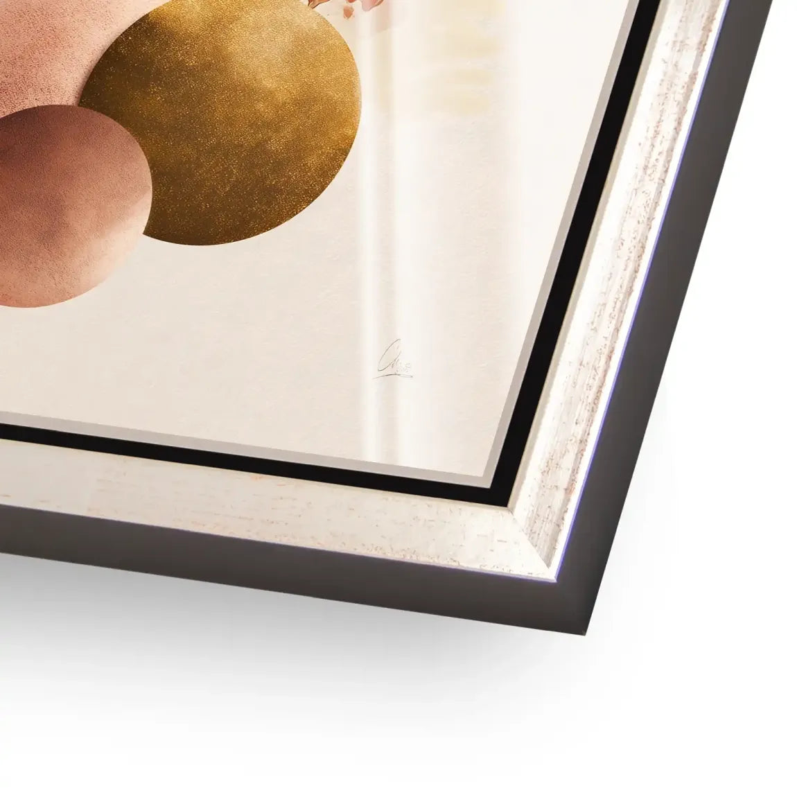 Golden Balance Acrylglas Bild