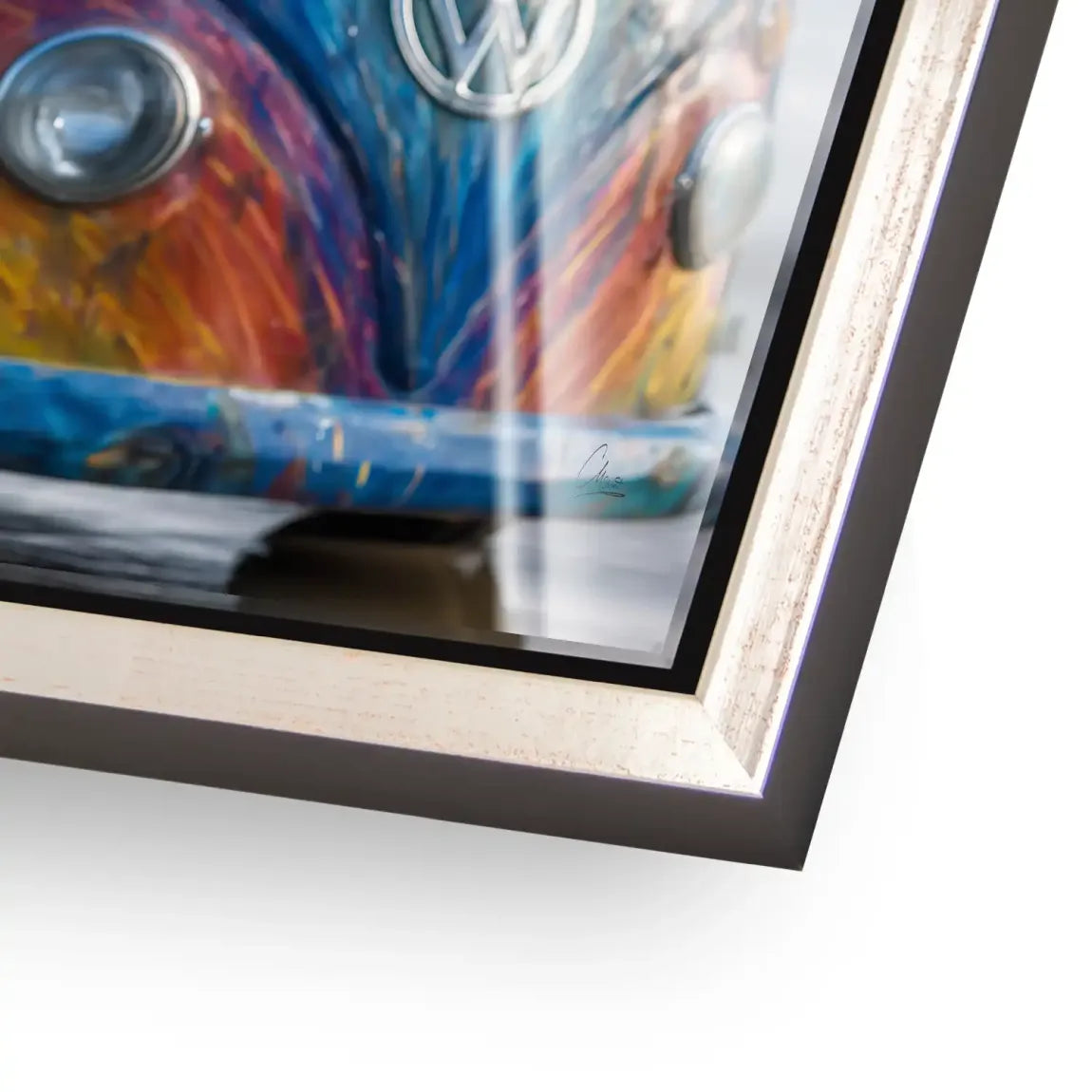 VW Bulli Beauty Acrylglas Bild