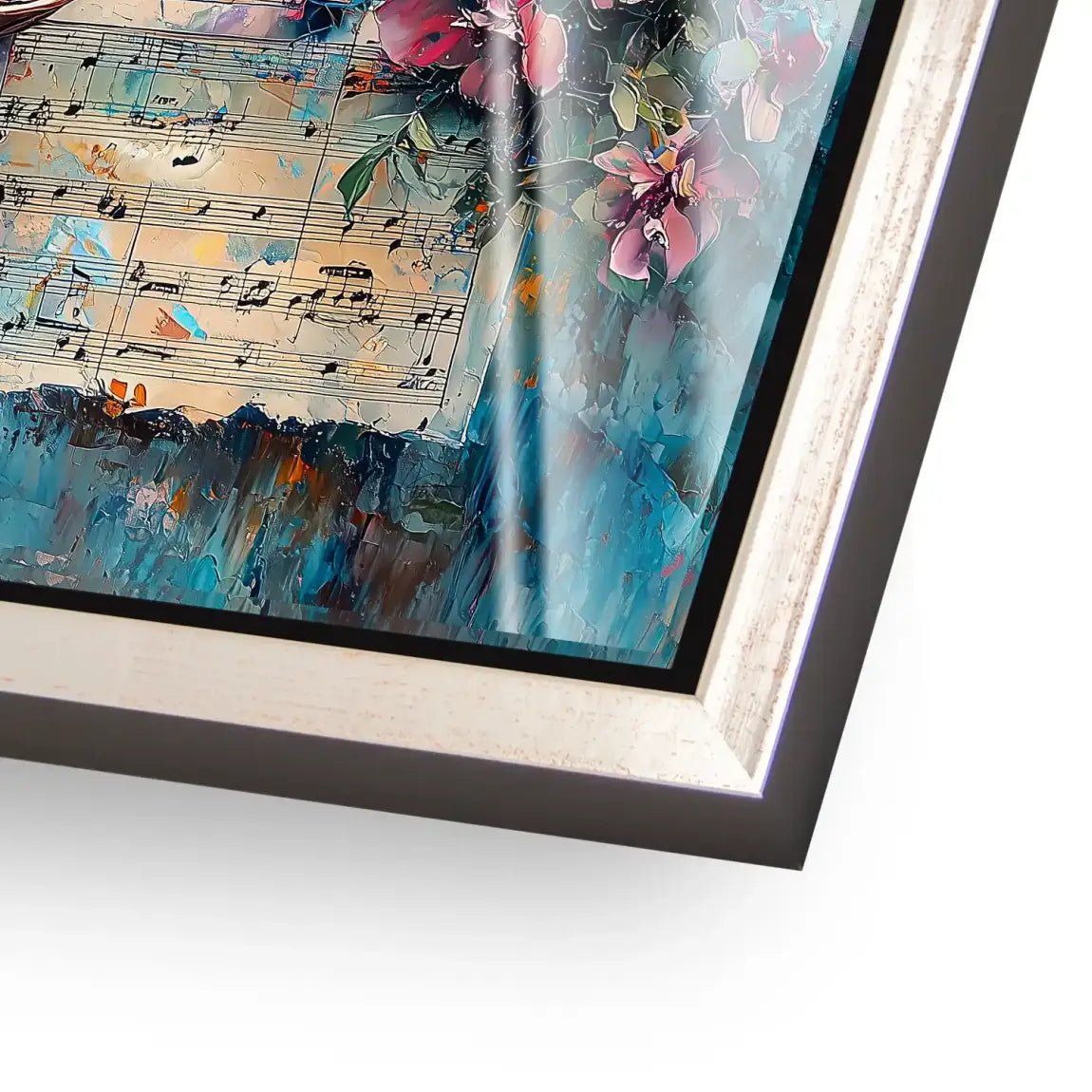 Violine Abstrakt Nr.2 Acrylglas Bild INGALERIE