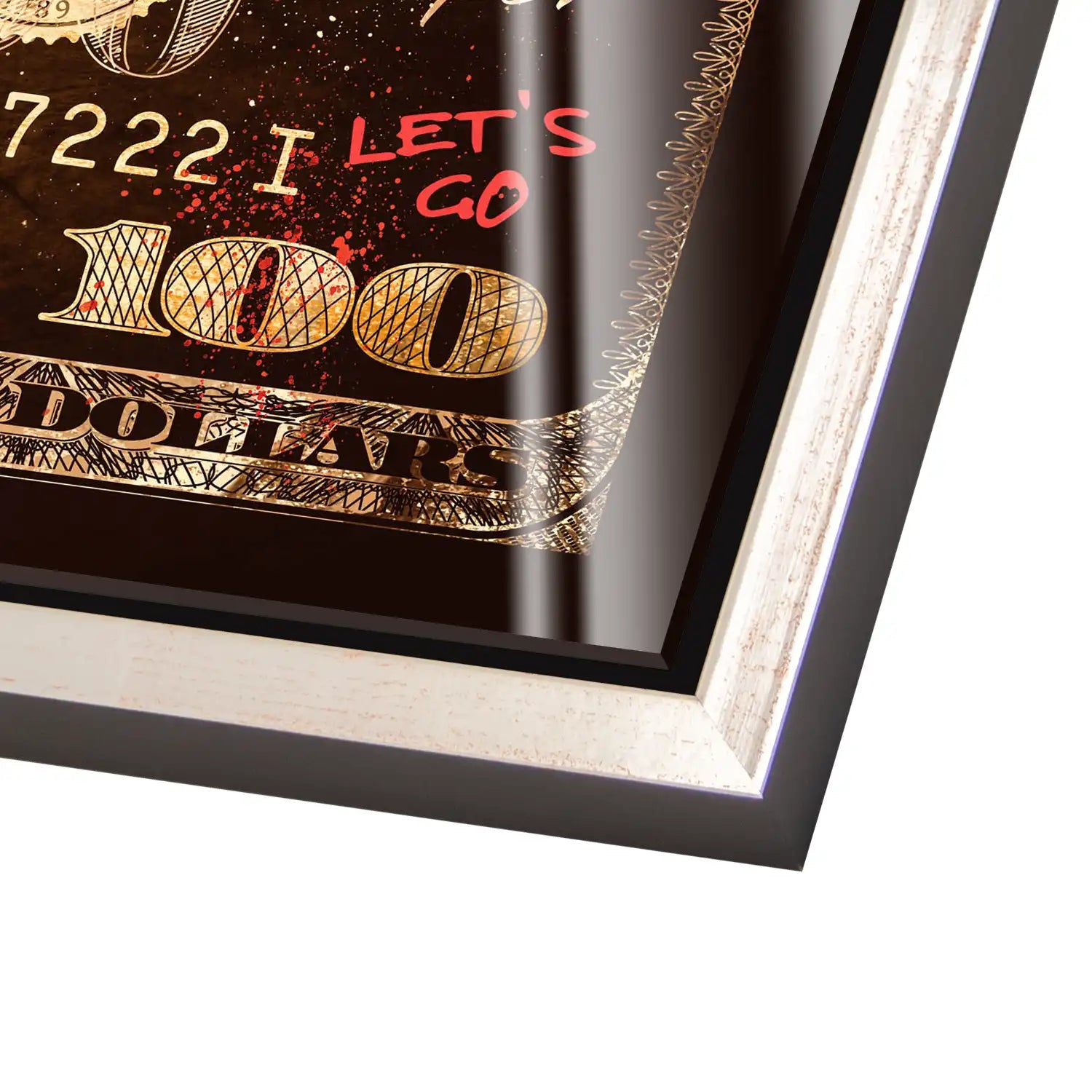 Dagobert Retro Dollar Acrylglas Bild INGALERIE